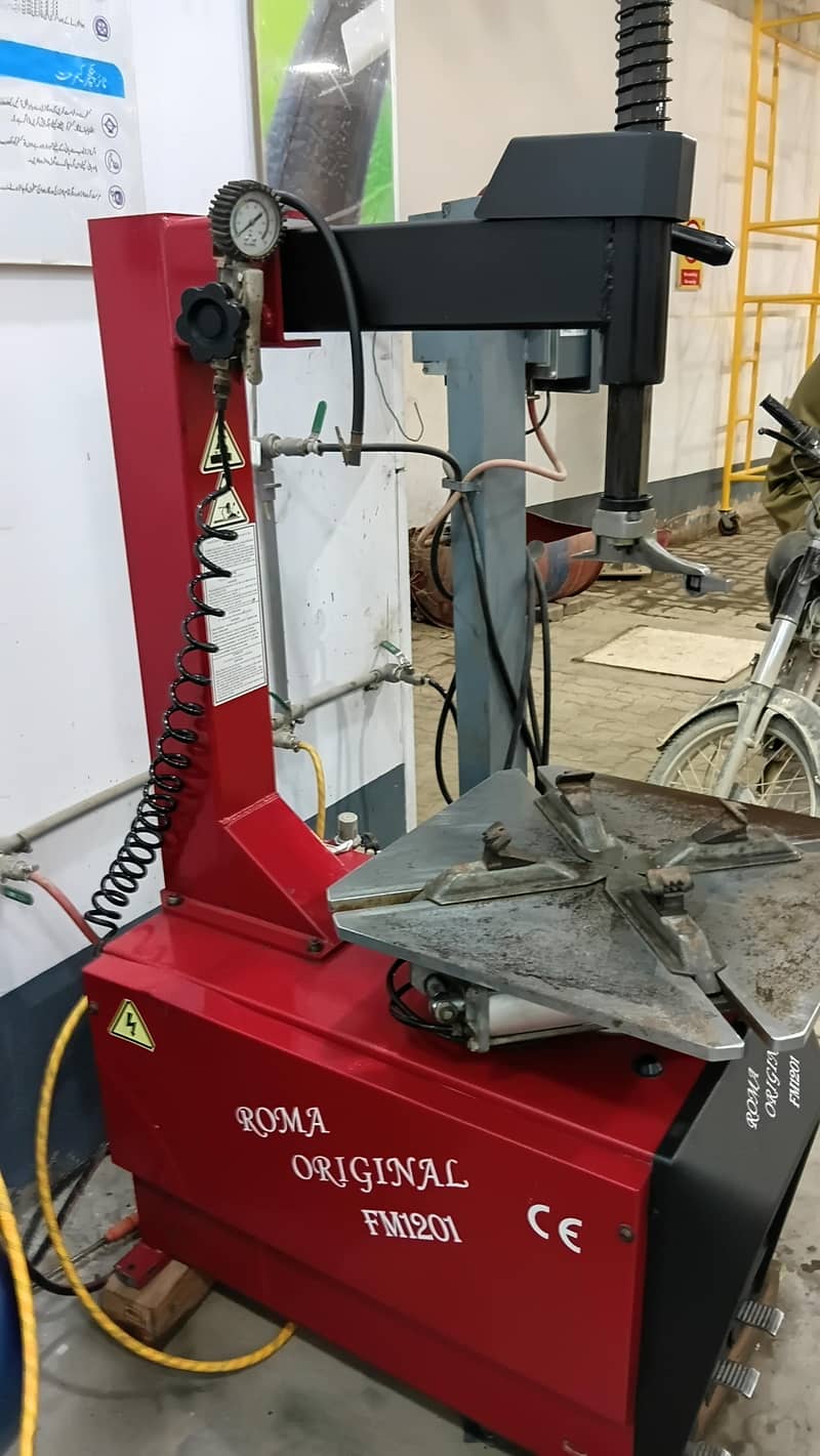 Tyer opner Machine / Tyer Changer Machine 13