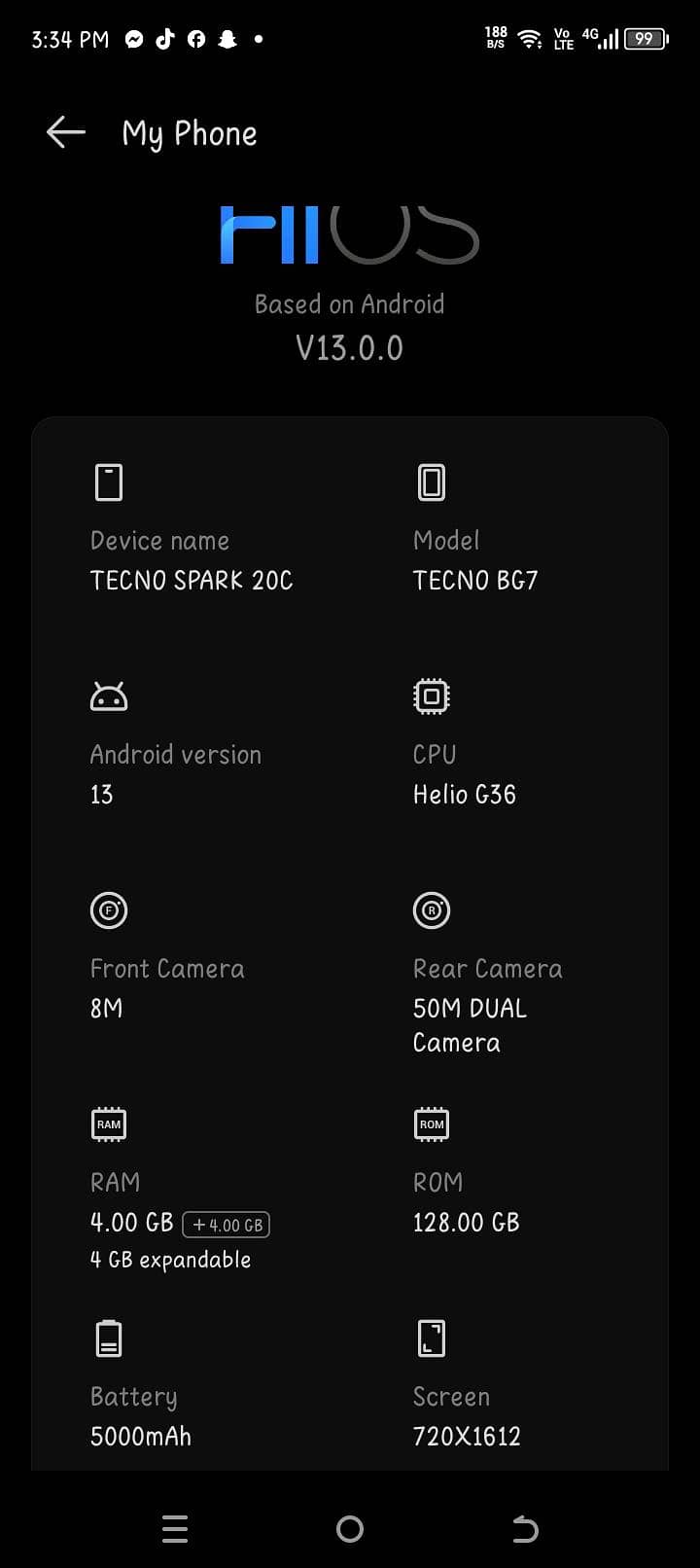Tecno Spark 20C 4
