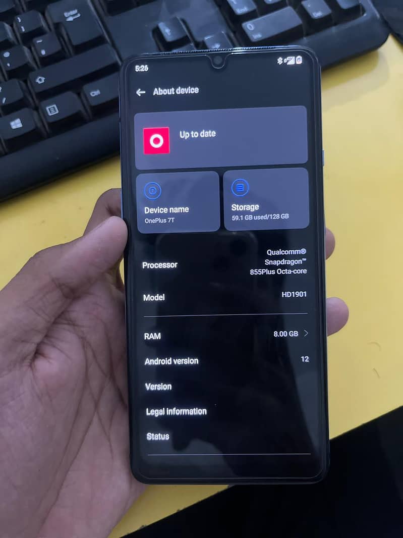 One plus 7t pta approved 6