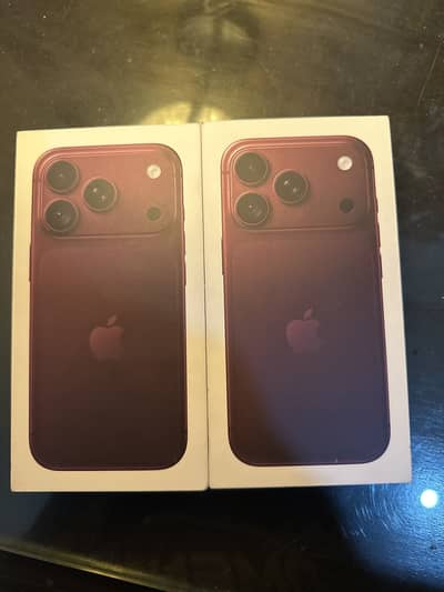 Iphone 18pro 256GB Burgundy Nonpta Box Pack Physical Esim