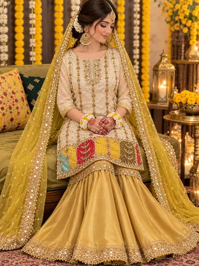 mehndi n mayo dress