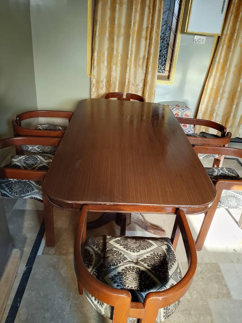 wooden dining table set 0