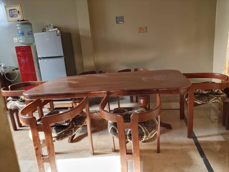 wooden dining table set 1