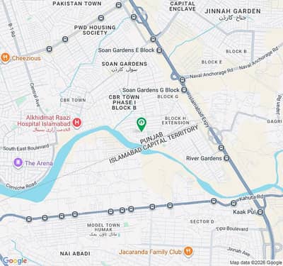 Big Size Warehouse Or Superstore Area Shop for sale in Soan GArden ISb on Main Double Road