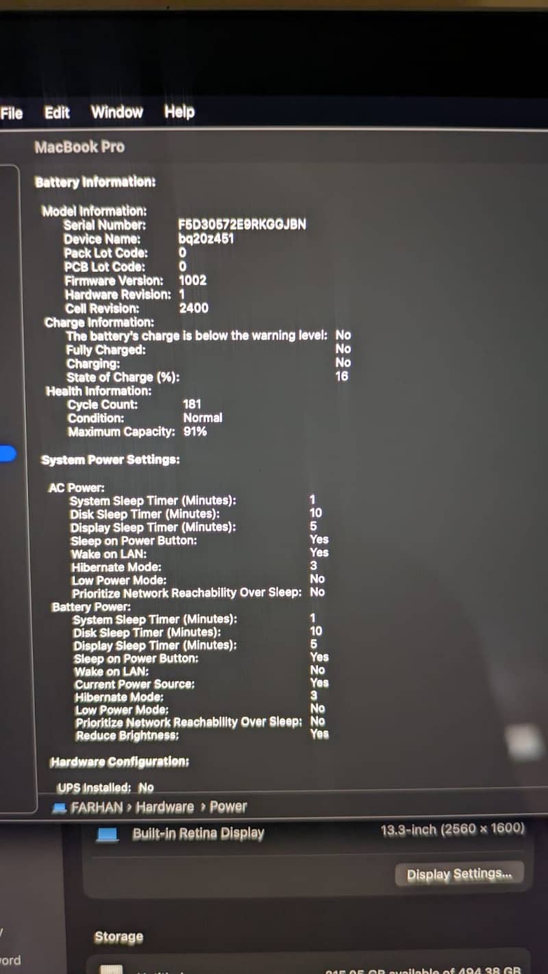 MacBook pro m2 4