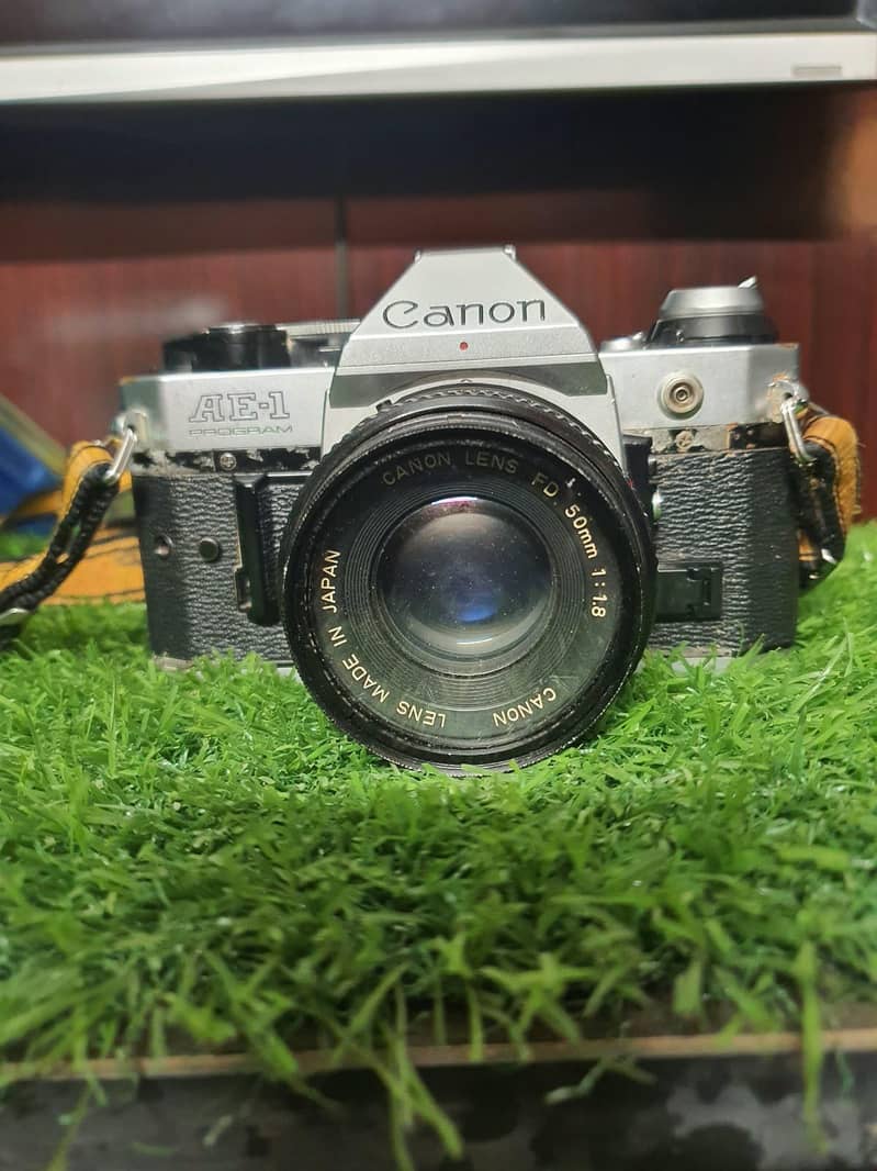 Canon AE 1 Program SLR camera 0