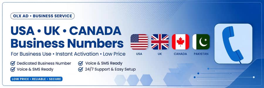 Business Numbers - USA UK Canada Available