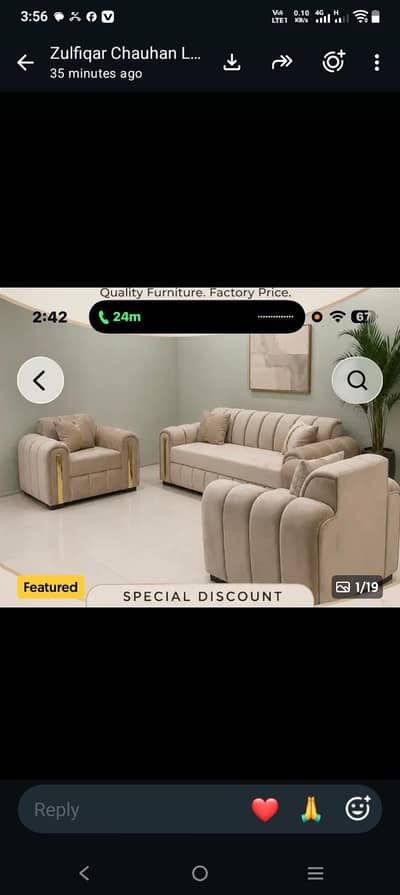 pak furniture Galaxy sofa set and sheikhpura WhatsApp 03120401423
