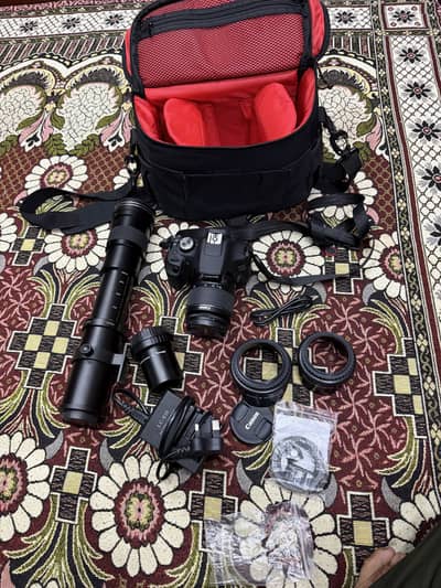 Canon Camra with all accesreas