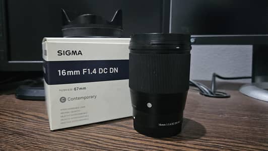 Sigma 16mm & 30mm F1.4 — Excellent Condition, Original Boxes.