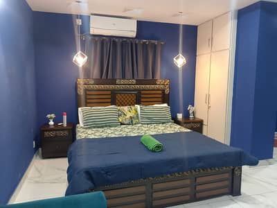 Daily Basis Apartment & Rooms Per day Perweek Short stay Available in E-11 Islamabad