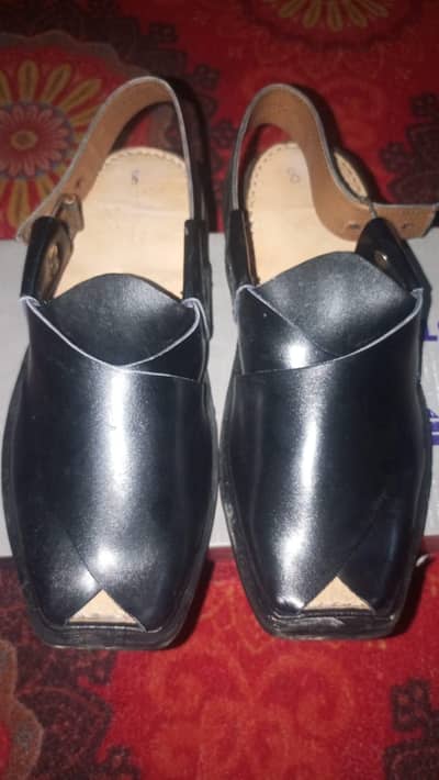Black Peshawari Chappal for Men – Stylish & Elegant