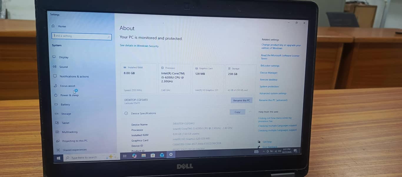 Dell Latitude E5470 0