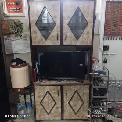 Wooden TV Console / Showcase Unit with Ample Storage