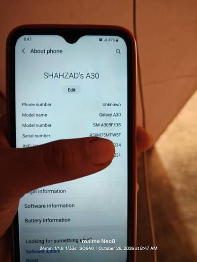 Samsung Mobile A30