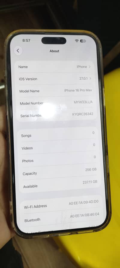 Apple iPhone 16 Pro Max JV 256gb