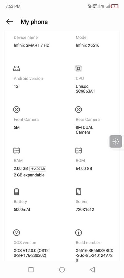 Infinix Smart 7