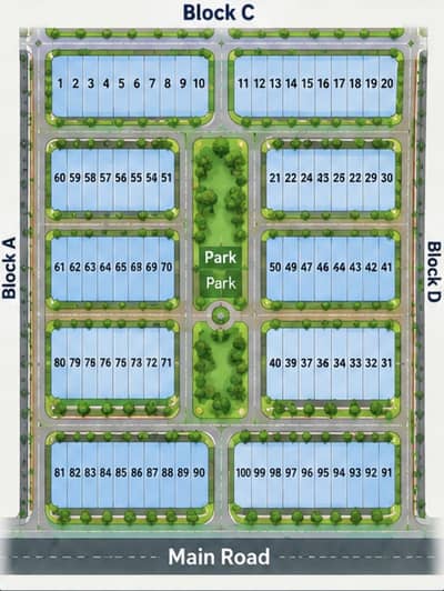 Possessionable 5 Marla residential plot in DHA Phase 11 block B