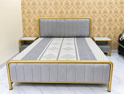 iron bed double/iron bed single/bunk bed/bed Sat/03244737250
