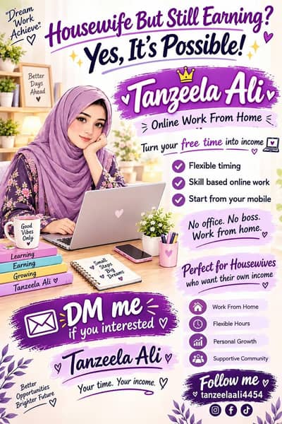 online work for male and female