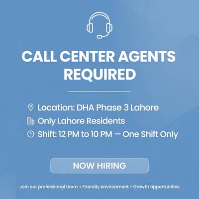 call center agents required