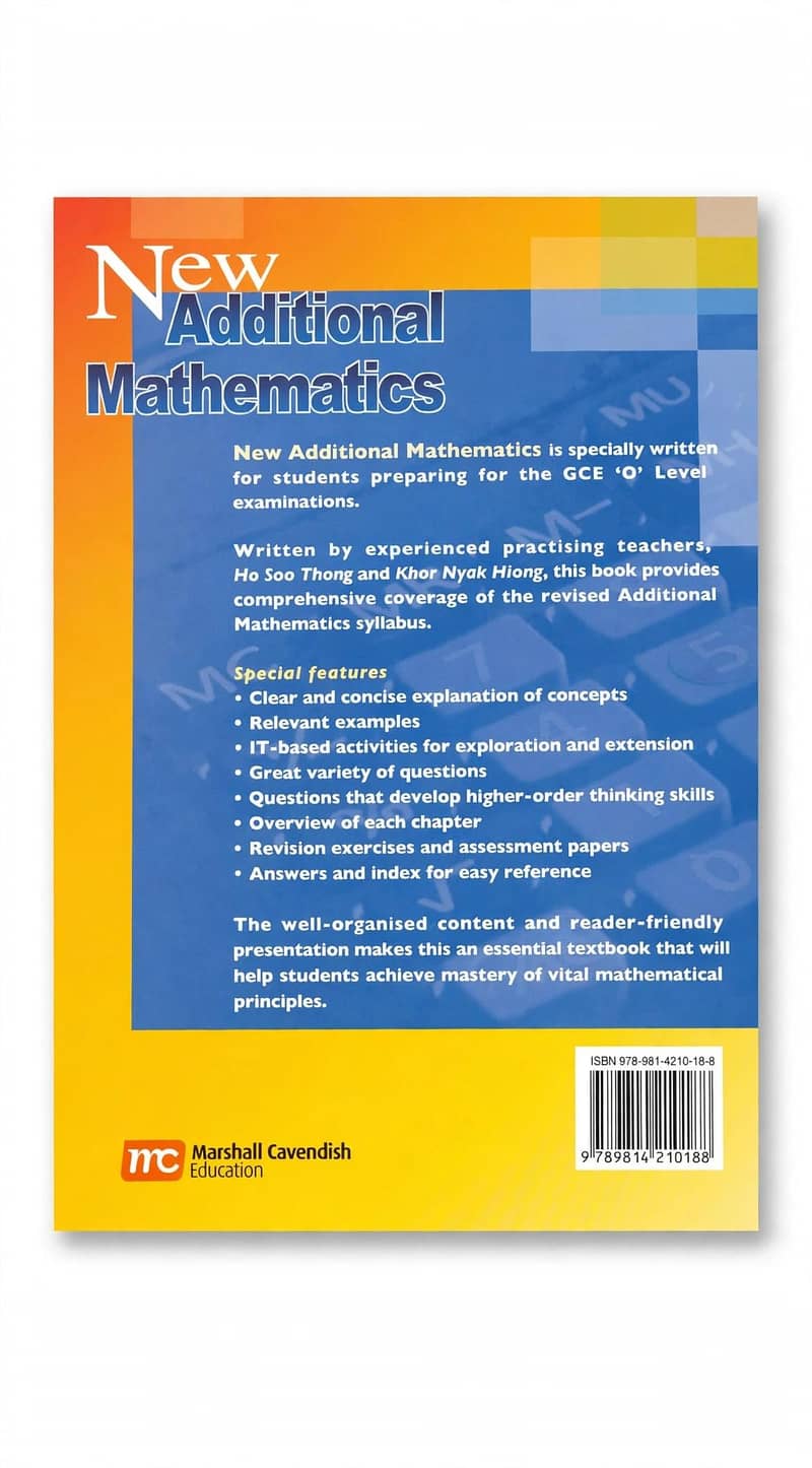 Additional Mathematics GCE O level 1