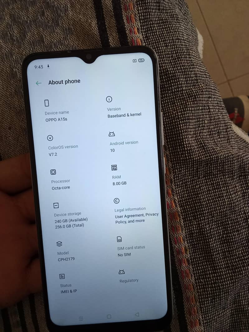 OPPO A15s 5