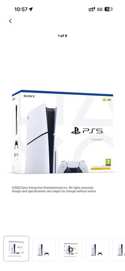 PS5 slim disk international version new model 2023