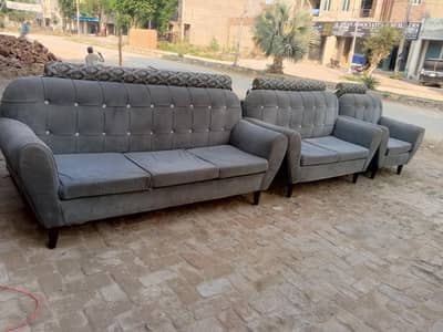 sofa set solid wooden neat clean for sale in Lahore