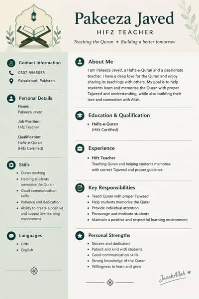 quran teacher