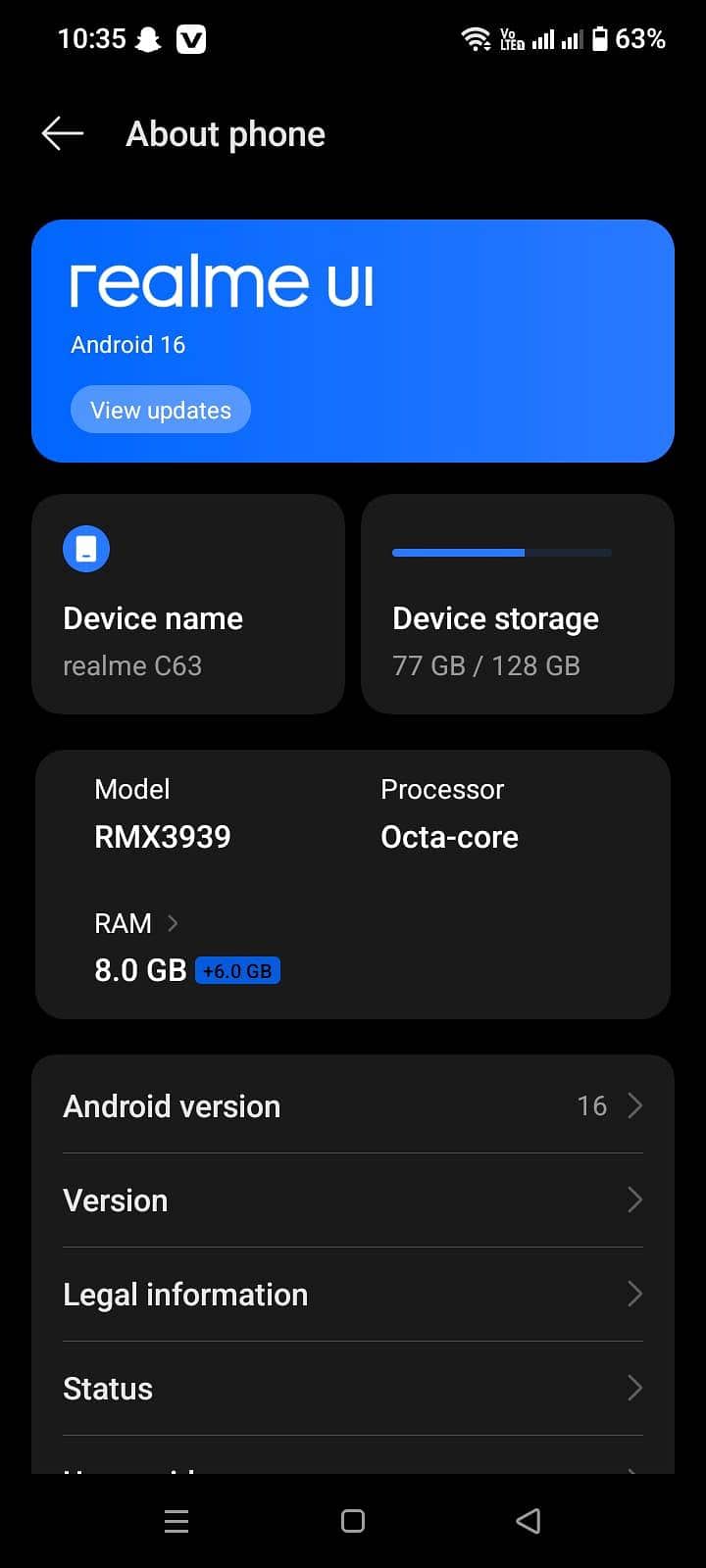 Realme C63 1