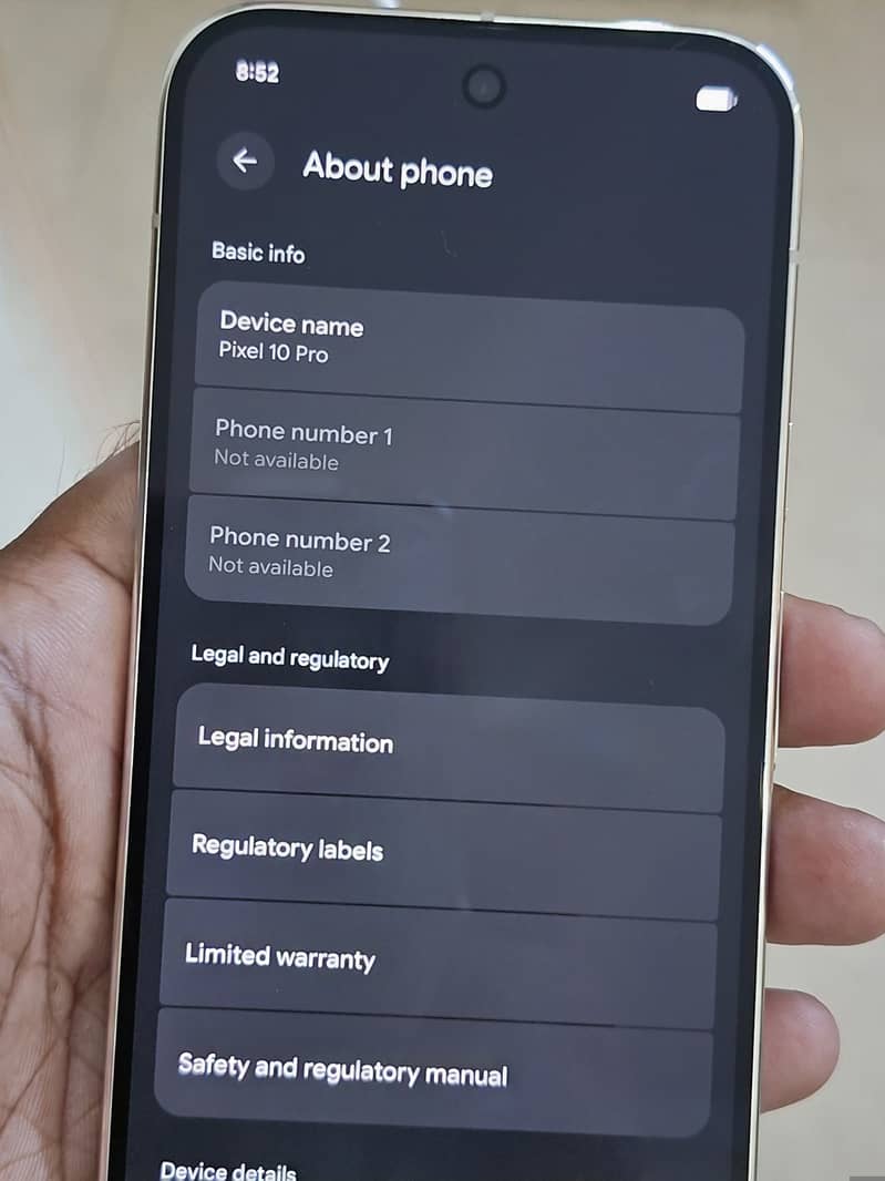 Google Pixel 10 Pro 12GB/256GB – PTA Approved 3