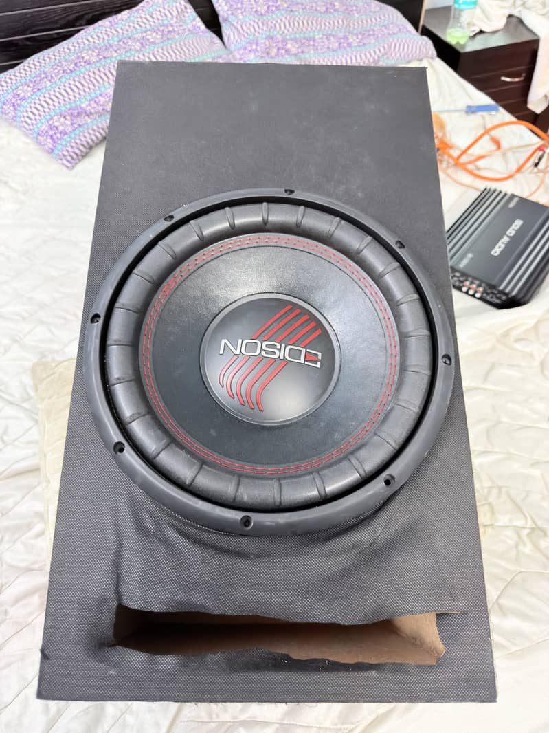 Woofer and amplifier 2