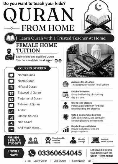 female quran teacher