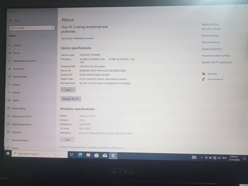 Dell laptop 0