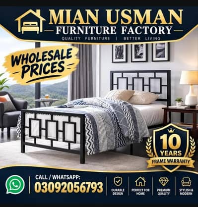 New iron single Bed//Kids Beds//Baby bed//double bed//steel Bed