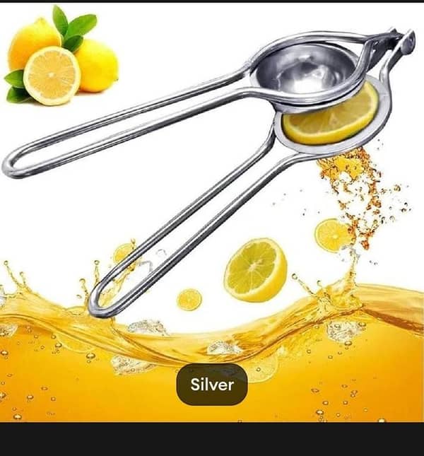 T  Squeezer-Lemon Squeeze-r Limo Nichor Steel - Stainless Steel Manual Single Press Lemon Squeezer Manual Citrus Juicer – Silver