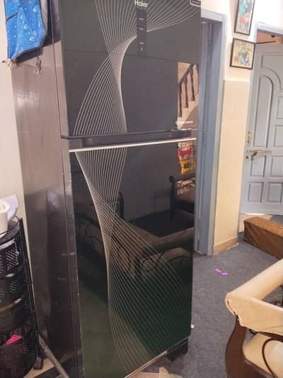 Full lush condition Full size haier fridge