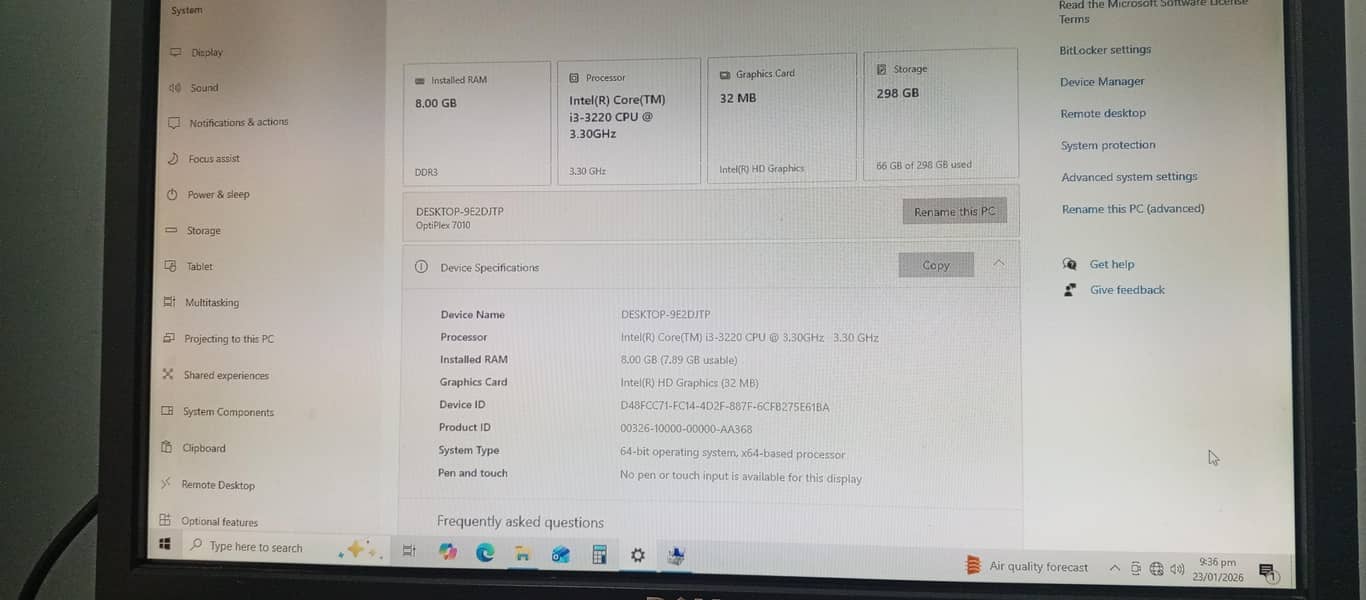 Dell OptiPlex 7010 Desktop PC 5
