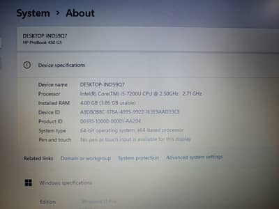 HP ProBook 450 G5