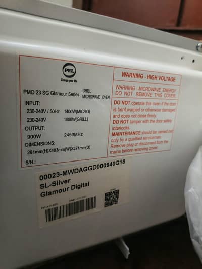 PEL microwave drill oven 23L glamour series 2021 model