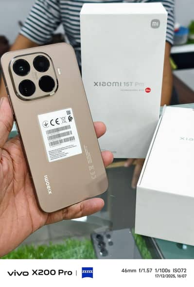 Xiaomi 15T Pro 512GB 12GB RAM Official PTA Approved – Box Open 10/10