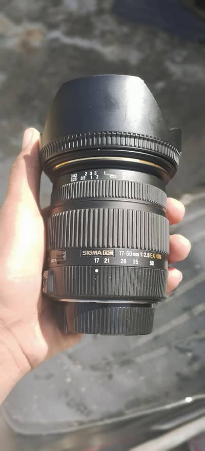 sigma 17 50 2.8 portrait lens(Nikon mount)