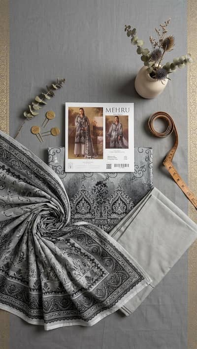 Mehru by rangreza | 3pcs lawn collection