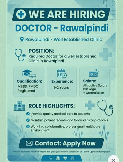 doctor required for clinic