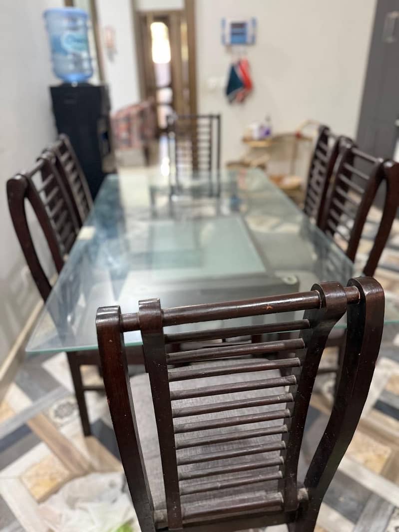 6  chairs dining table 2