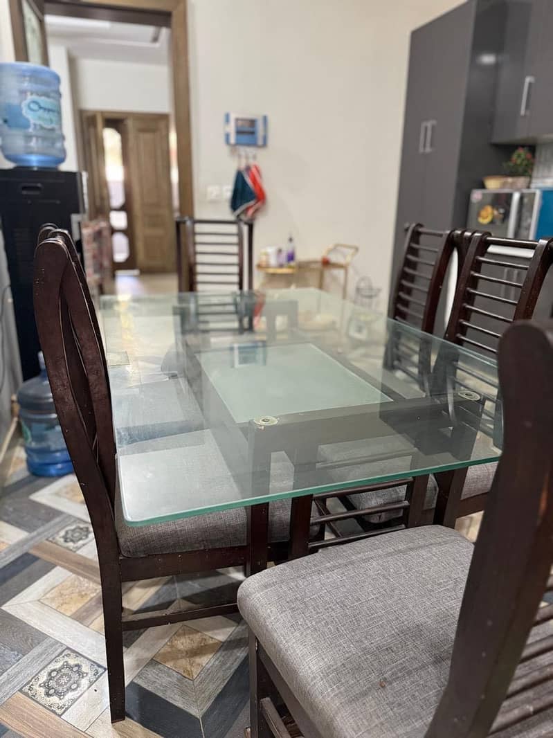 6  chairs dining table 5