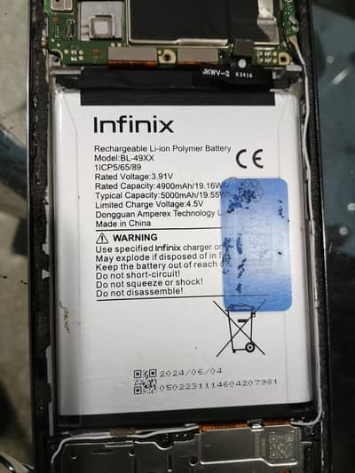 Infinix Note 40 Original panel and battery for sale