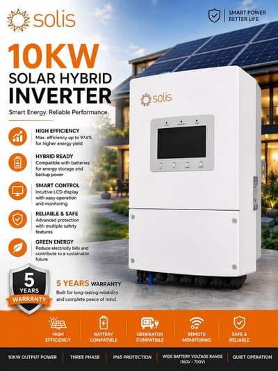 Solis 10Kw Solar Hybrid Inverter IP-65