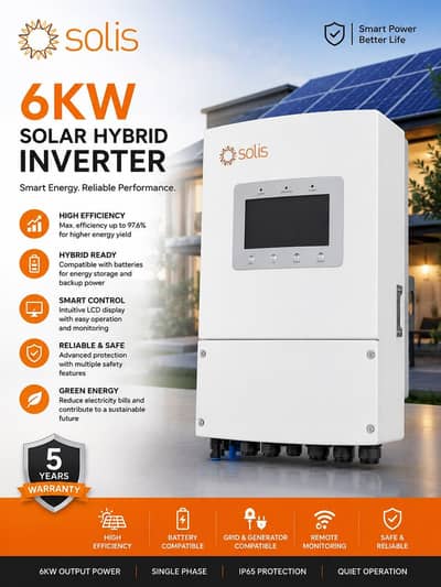 Solis 6Kw Solar Hybrid Inverter Ip-65